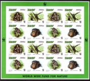 Kongo - Zaire  1997  16 Werte  **  KLB  B  Bonobo  WWF