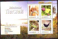Österreich  2023  4 Werte  **  KLB  Heimische Tierwelt
