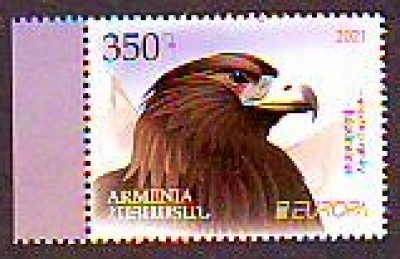 Armenien  2021  1 Wert  **  Steinadler / Europa