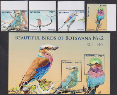 Botswana  2025  4 W. + 1 Bl.  **  Vögel