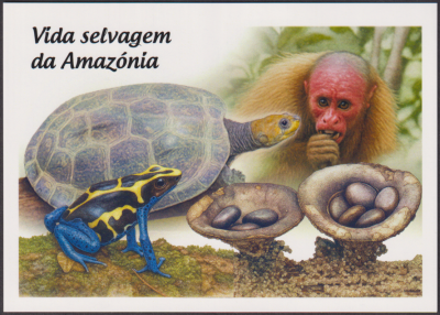 Guinea - Bissau  2026  5 Werte auf  1 Maximumkarte  Fauna / Pilze
