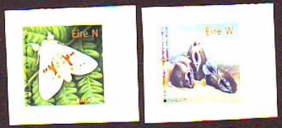 Irland  2021  2 Werte  **  Zahnspinner / Flussmuschel / Europa