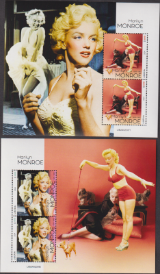 Liberia  2024  4 Werte  **  2 KLB  Marilyn Monroe