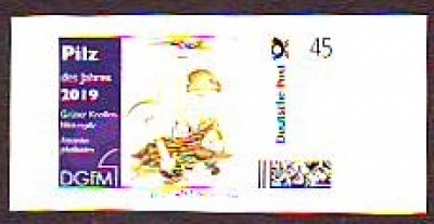 Deutsche Post / DGfM  2019  1 Wert  **  Grüner Knollenblätterpilz / Pilz des Jahres