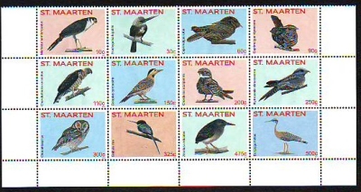 Sint Maarten  2015  12 Werte  **  ZD  Vögel