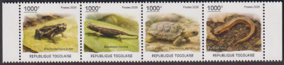 Togo  2026  4 Werte  **  ZD  Reptilien