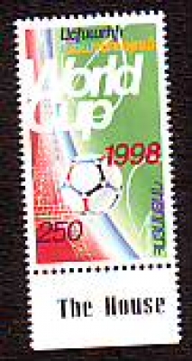 Armenien  1998  1 Wert  **  WM  Frankreich