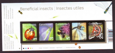 Kanada  2007  1 Block  **  Nützliche Insekten