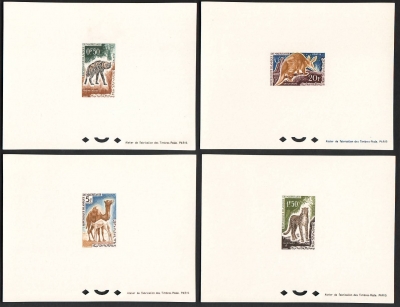 Mauretanien  1963  12 Blöcke  **  Heimische Wildtiere