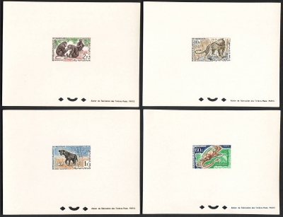 Mauretanien  1963  12 Blöcke  **  Heimische Wildtiere