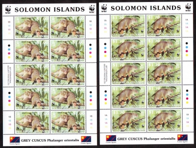 Salomoninseln  2002  40 Werte  **  4 KLB  Wollkuskus  WWF