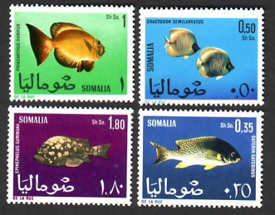 Somalia  1967  4 Werte  **  Heimische Fische