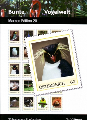 Österreich  2012  20 Werte  **  KLB  Vogelwelt  (Mappe)