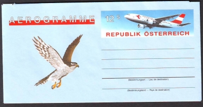 Österreich  1993  1 Aerogramme  Passagierflugzeug